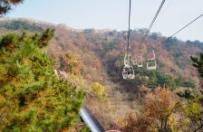 Seilbahn an der Chinesischen Mauer